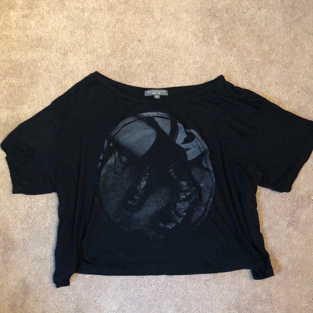 American Eagle Cropped Shirt